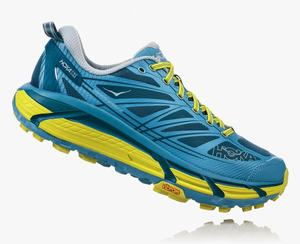 Hoka One One Men's Mafate Speed 2 Trail Shoes Blue/Yellow Canada Store [NLSRV-5204]